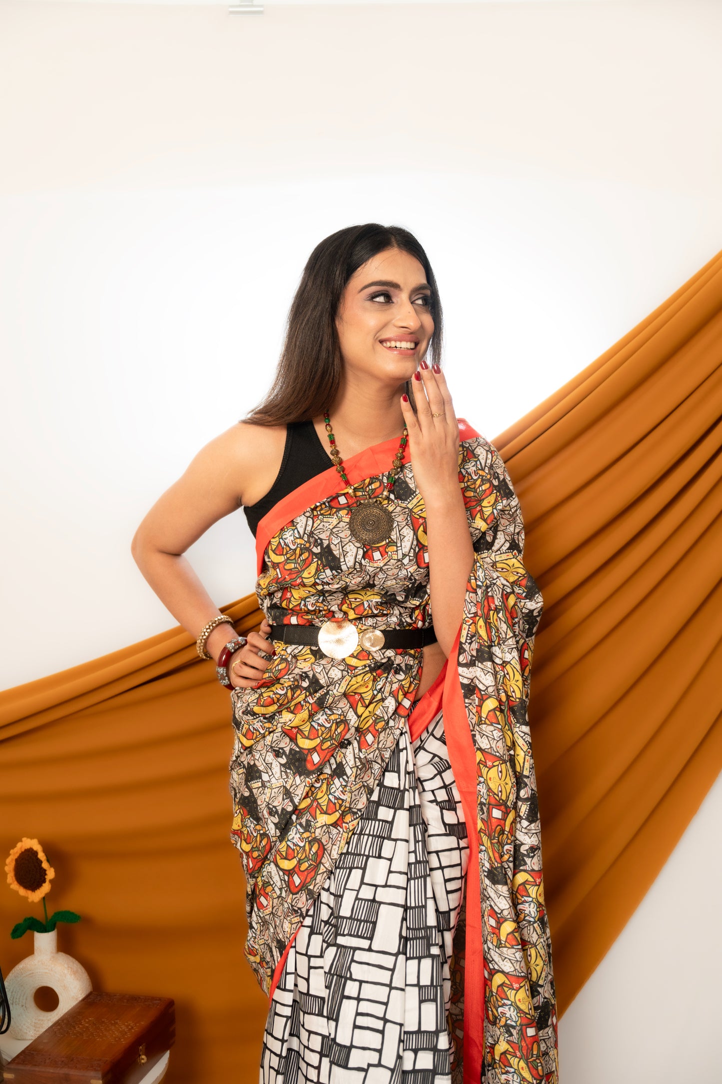 MaayaLaya - The saree of Divine Expression
