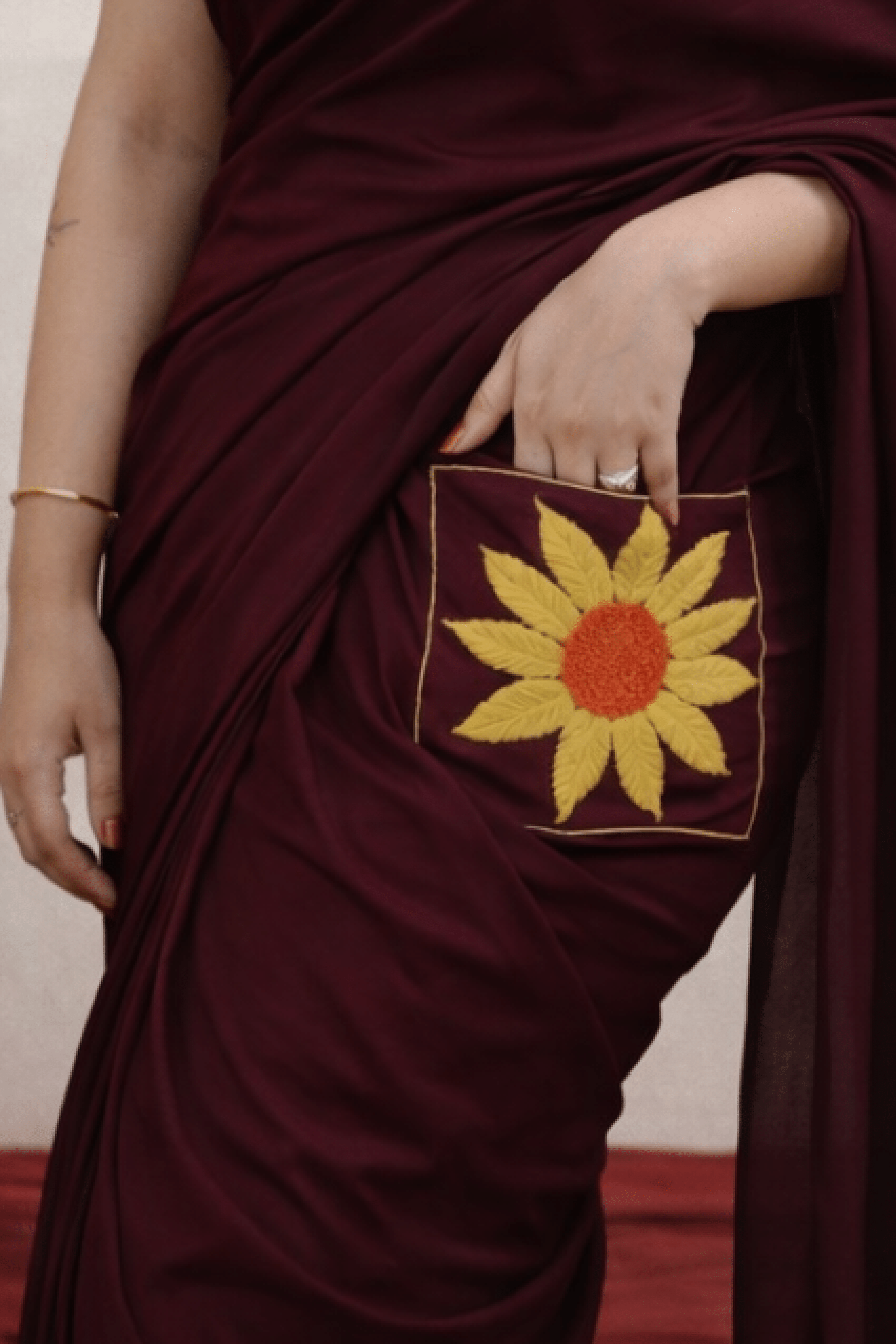 Sunflower Majesty – Ready-to-Wear Saree