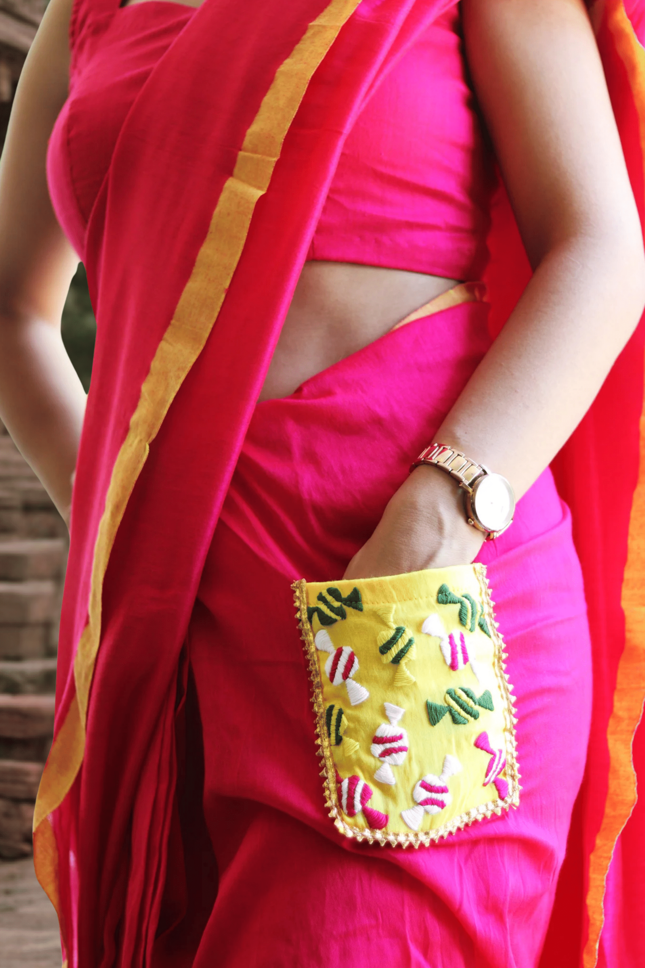 Candy Crush – Ready-to-Wear Saree