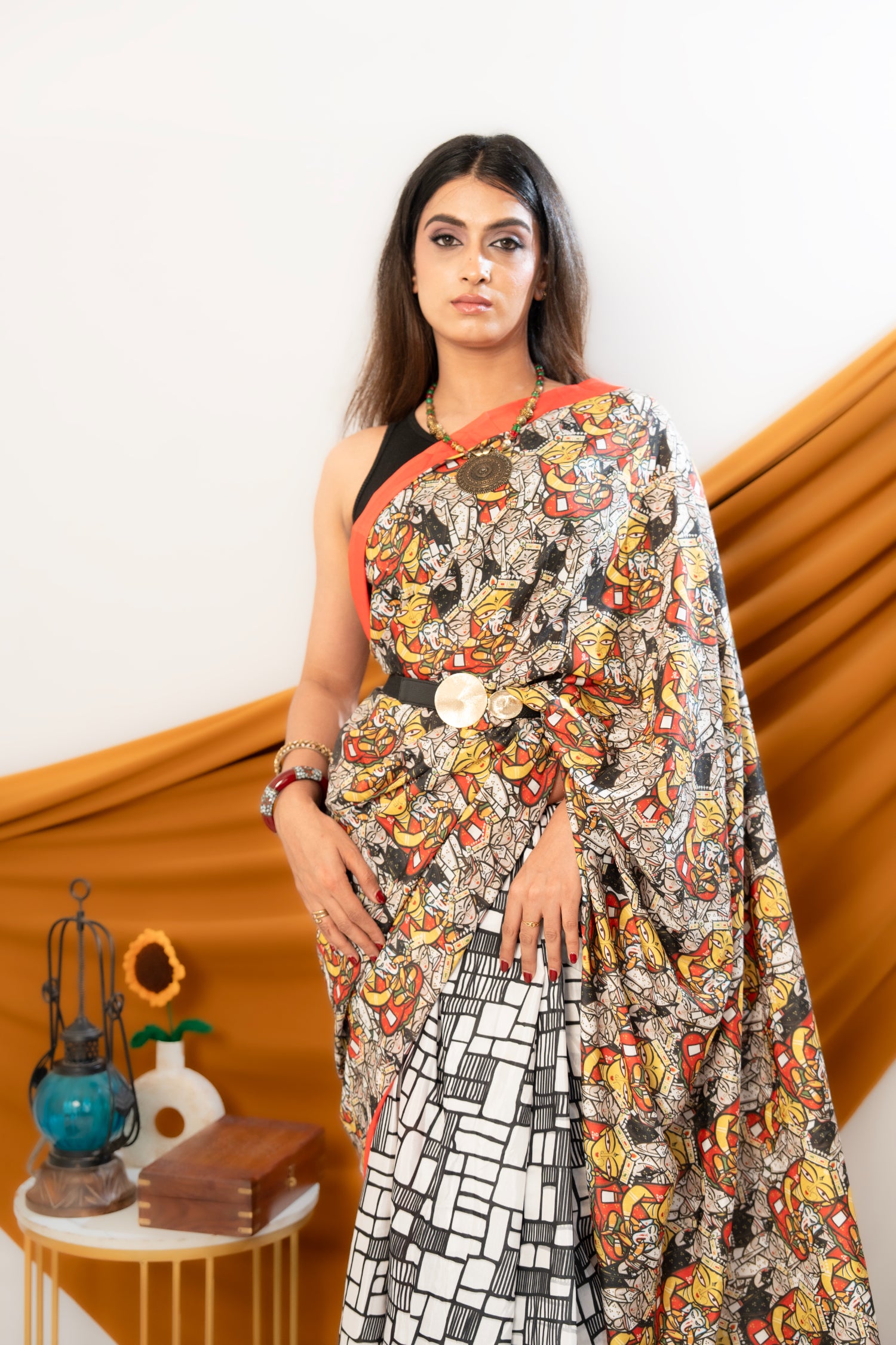 MaayaLaya - The saree of Divine Expression - Kozylook