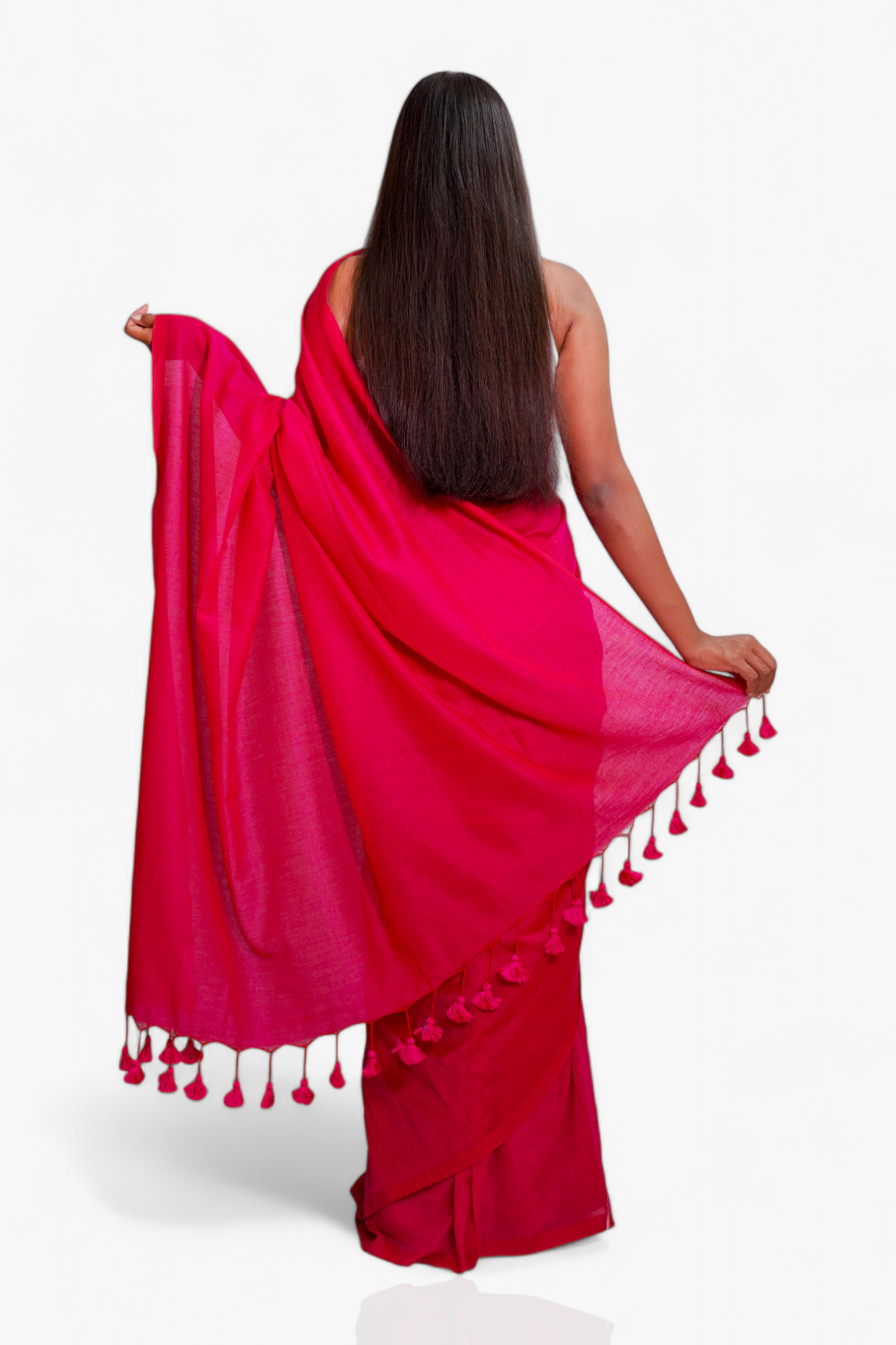 Nostalgia – Ready-to-Wear Pocket Saree with Doll Embroidery - Kozylook